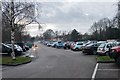 Cranbrook: Part of the huge car park which is free of charge to use