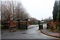 Gateway to Clydebank Crematorium