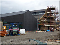 NS7993 : The Engine Shed under construction by Thomas Nugent