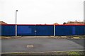 The blocked off entrance to Hazelwell Lane, Stirchley, Birmingham