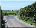 Sharp right hand bend in the descending Cargaclogher Road