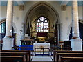 SP0957 : St Nicholas' church, Alcester - interior by Ruth Sharville