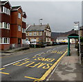 Top Club bus stop and shelter, Risca