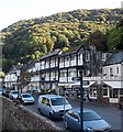 Black signpost, Riverside Road, Lynmouth