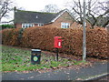 Elizabeth II postbox on Bunbury Lane, Bunbury