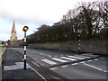 Pedestrian crossing Little Crosby Village