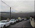 Wires over Llanfach Road, Llanfach, Abercarn