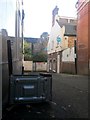 Bournemouth: beyond the underside of a microwave on Old Christchurch Lane