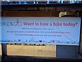 Cycle hire details