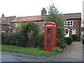 Telephone box on Main Street, Kilnwick