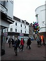 Balloon seller between Dial Street and Tower Street