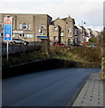 Warning sign facing Bridge Street, Newbridge