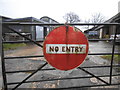 Pre-Worboys no entry sign at Keepers Farm, Copthorne