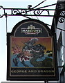 George and Dragon name sign, Flint