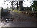 Footpath goes south from Furners Lane