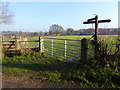 Footpath junction at Blackstone