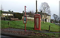 Telephone box on Skipton Road, Addingham