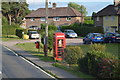 Telephone box by the B2110