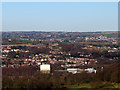 SE2119 : View down to Mirfield from below Liley Wood by Stephen Craven