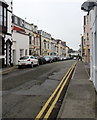 West along Warren Street, Tenby