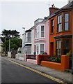 Colourful houses, Harding Street, Tenby