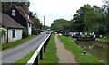 Wharf Lane next to the Grand Union Canal at Dudswell