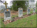 TM0023 : Graves of Belgian soldiers by Adrian S Pye