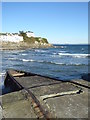 Old lifeboat launchway at Portmellon