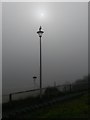 SZ0890 : Bournemouth: a foggy view from the West Cliff by Chris Downer