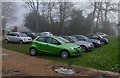 Walmer Castle: A small section of the car park