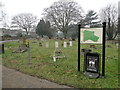 Colchester cemetery plan by the southern entrance