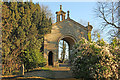 ST7367 : Lansdown Cemetery Portico by Richard Croft