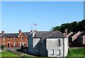 The rear of the Milford Orange Hall, Milford