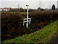 Oil pipeline marker, Sellars Road, Hardwicke