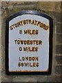 Towcester - Milepost