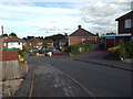 Lower end of Highlands Close, edge of Cliff Hill, Warwick