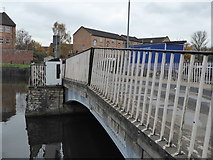 ST2937 : Bascule bridge, Bridgwater Docks by Chris Allen