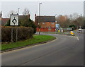 Quedgeley direction sign, Hardwicke