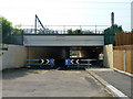 Footpath and cycleway under railway