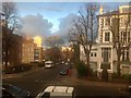 Late afternoon sun on Tasker Road, Belsize Park