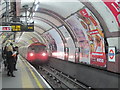 Caledonian Road tube station - southbound platform