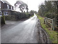 Bramlands Lane looking south from water crossing