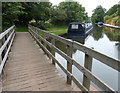 Footbridge along the Grand Union Canal