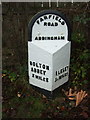 Milestone on Bolton Road (B6160), Addingham