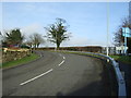 Sharp bend in Newall Carr Road