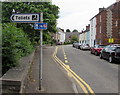 Direction signs facing St Ann Street, Chepstow