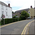 Warning sign near the eastern end of St Ann Street, Chepstow