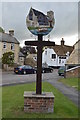 TL4860 : Fen Ditton Village Sign by N Chadwick
