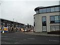 Albion Way at the junction of Bishopric