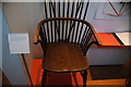 View of a Windsor chair in the Charterhouse Museum